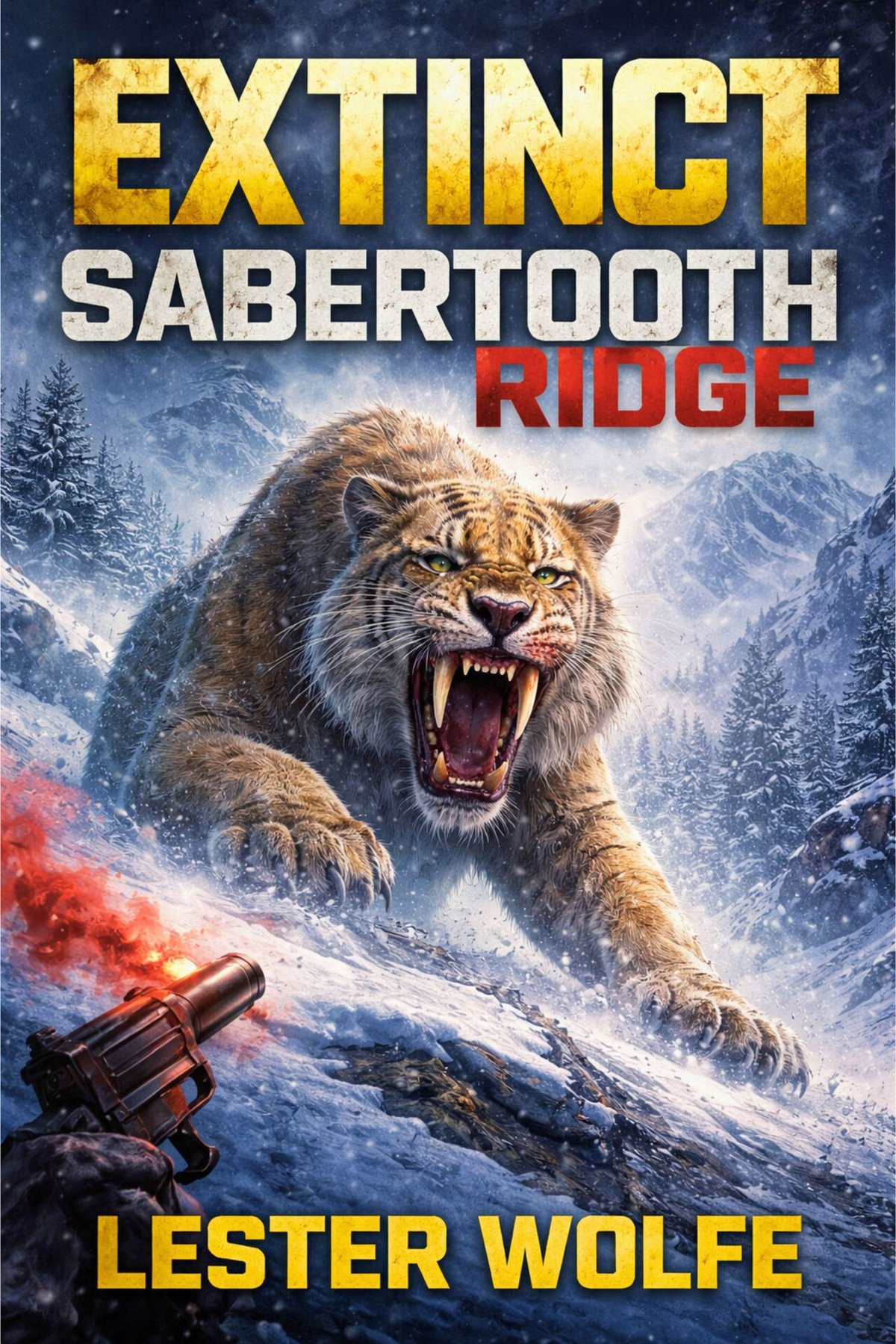 Cover of EXTINCT - Sabertooth Ridge: A Prehistoric Survival Thriller