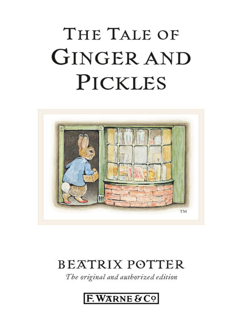 Cover of The Tale of Ginger & Pickles