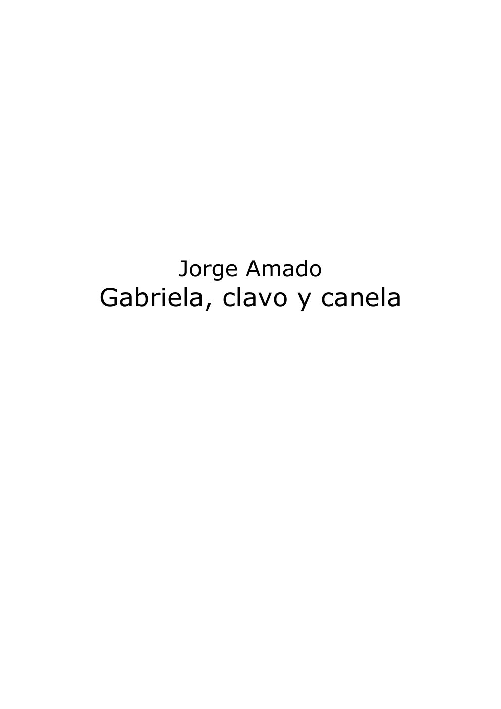 Cover of Jorge Amado