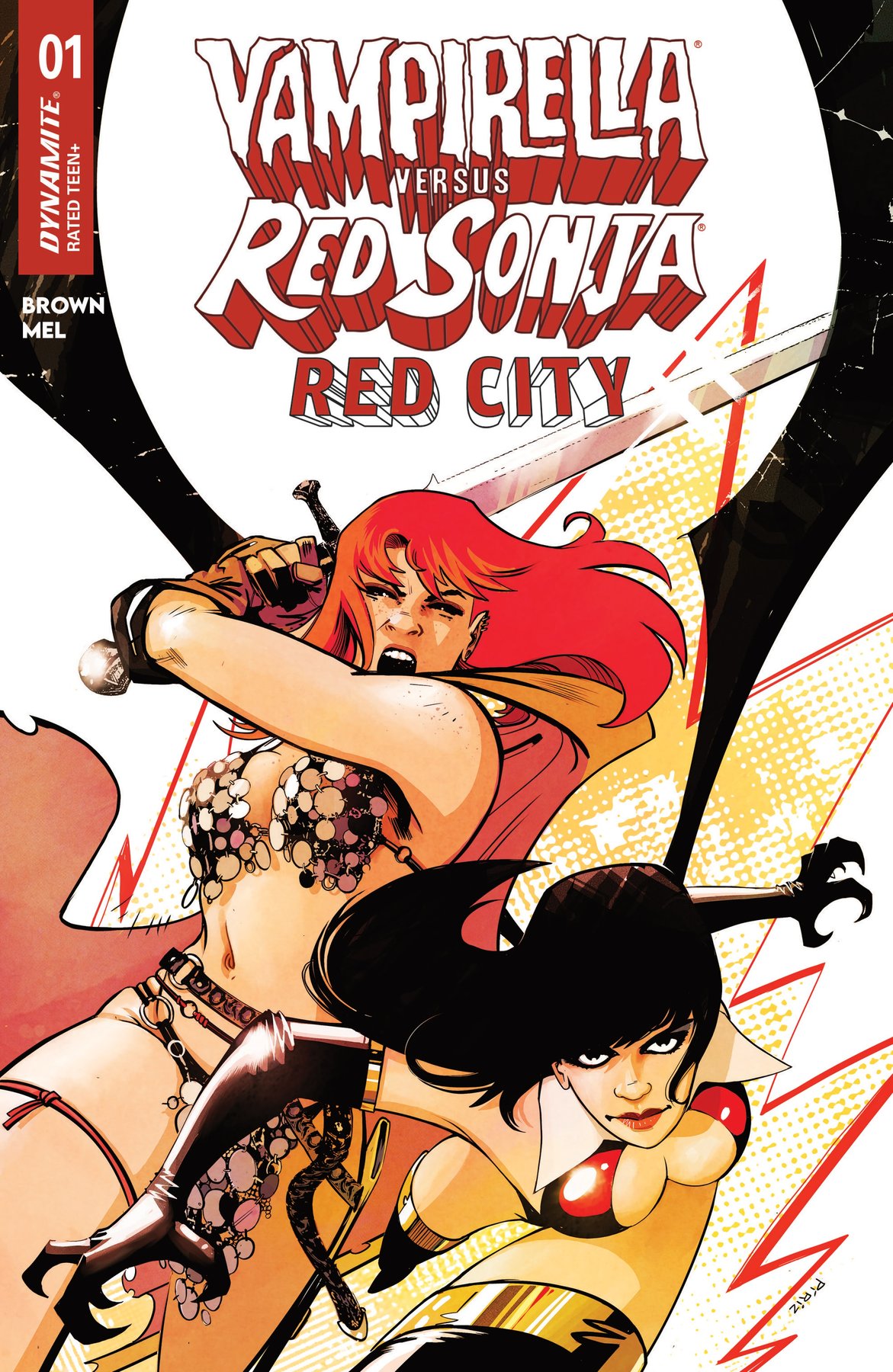 Cover of Vampirella vs. Red Sonja: Red City #1