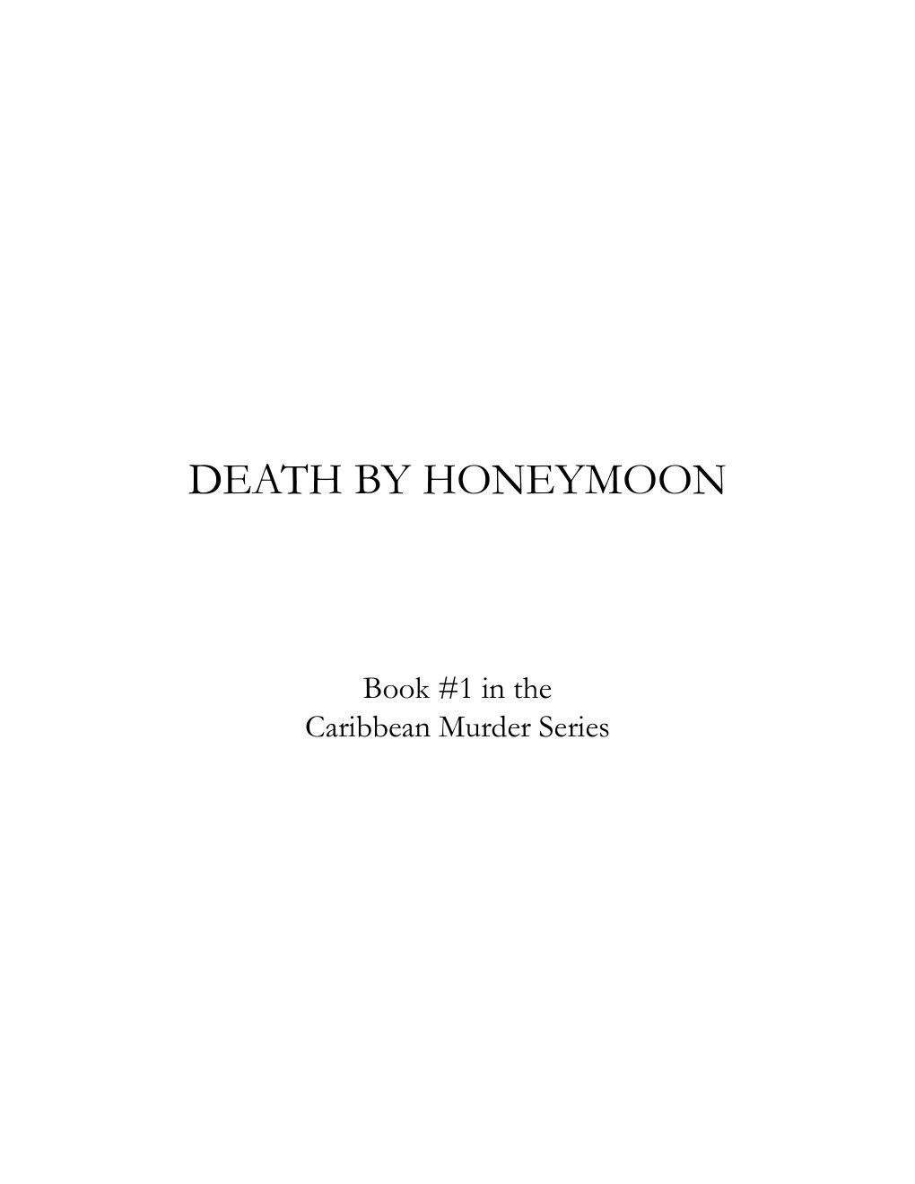 Cover of DEATH BY HONEYMOON