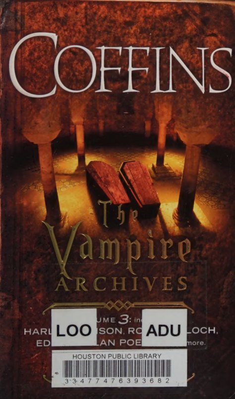 Cover of Coffins : the vampire archives volume 3