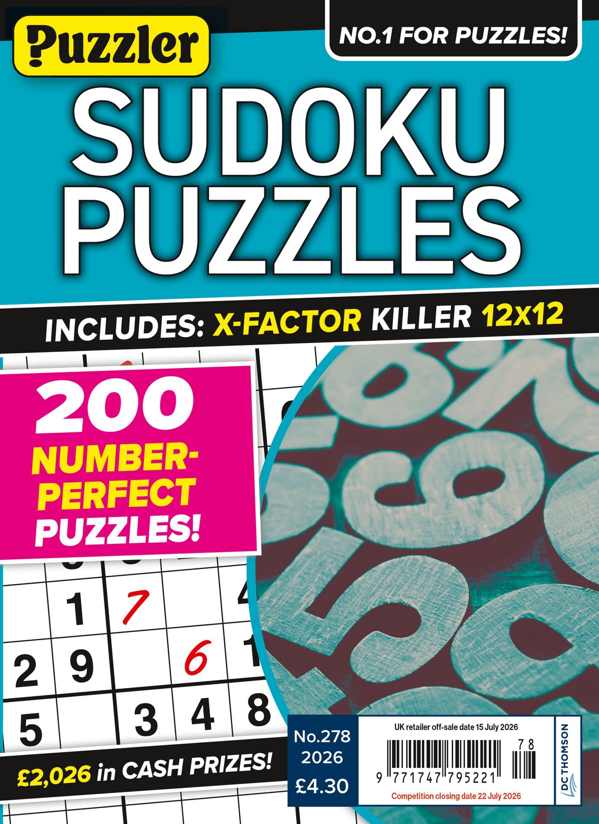 Cover of Puzzler Sudoku Puzzles (2026)