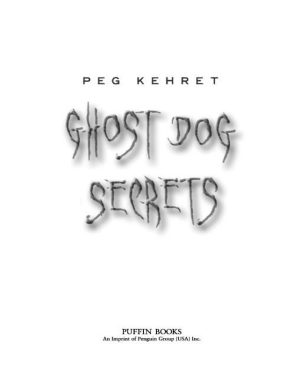 Cover of Ghost Dog Secrets