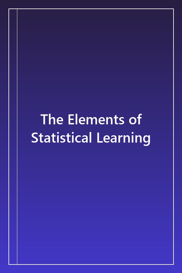 Cover of The Elements of Statistical Learning