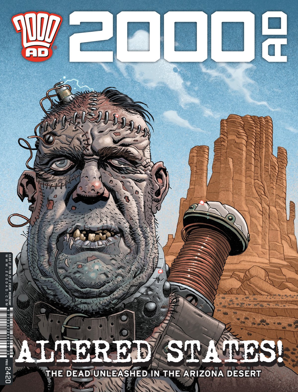 Cover of 2000AD prog 2420 (2025)