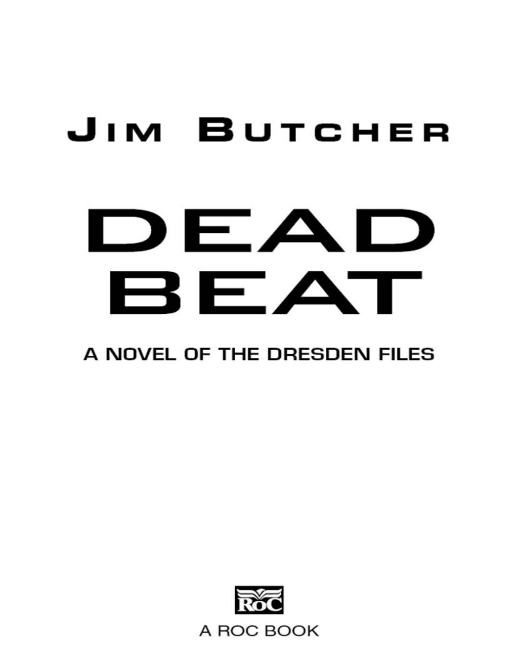 Cover of Dead Beat