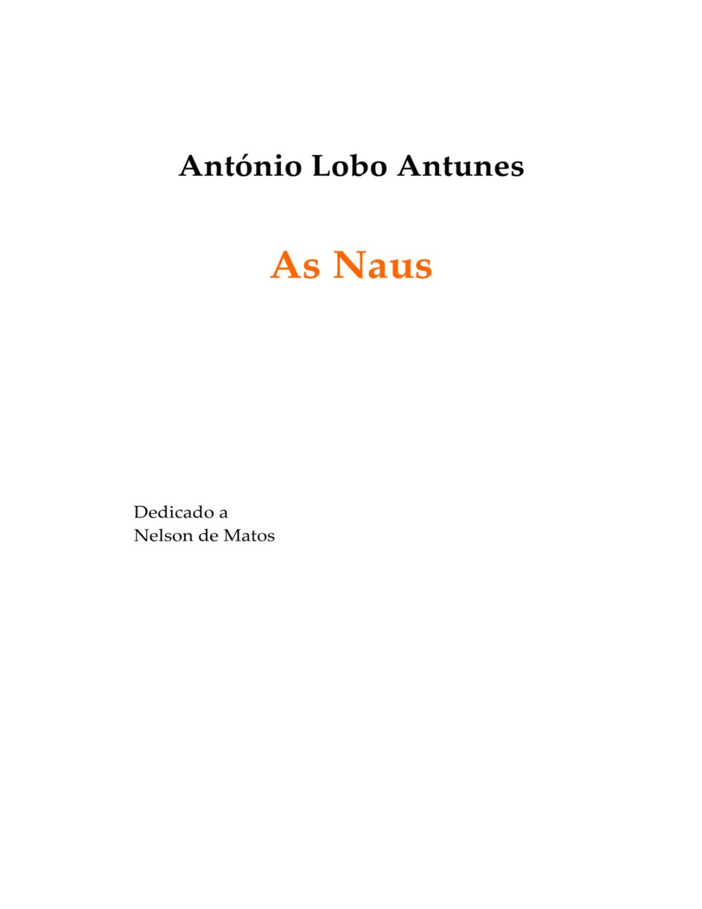 Cover of As naus