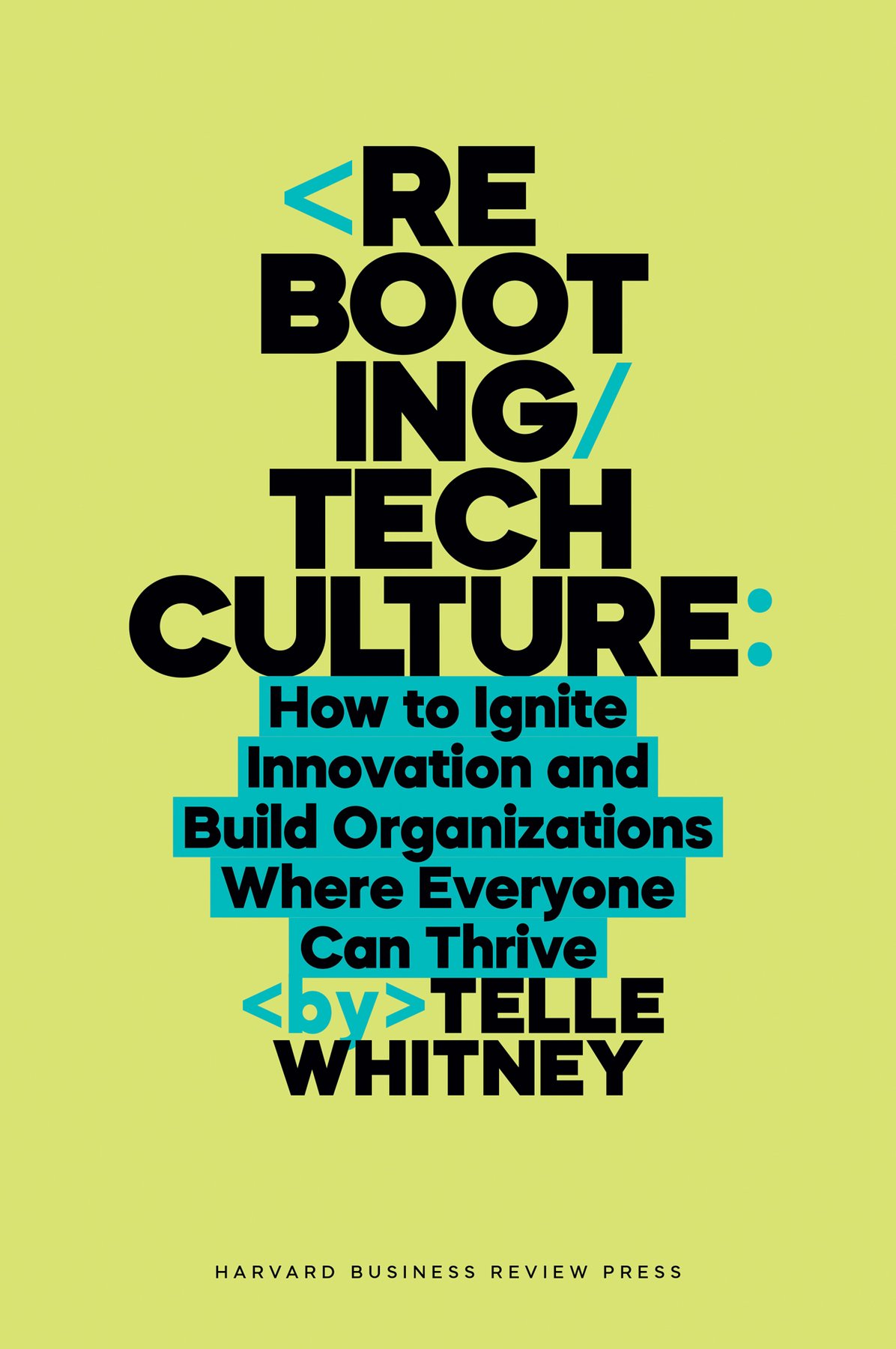 Cover of Rebooting Tech Culture