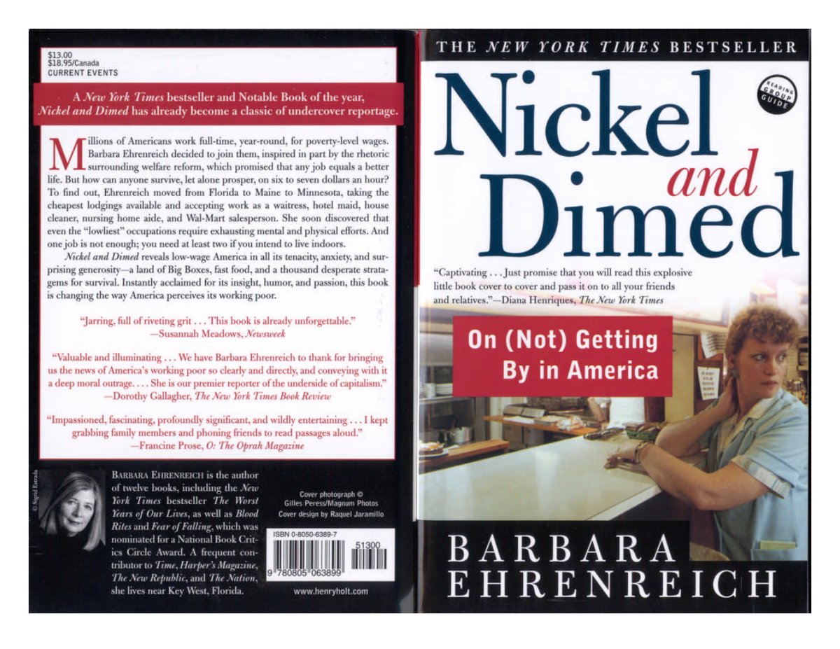 Cover of Nickel and Dimed (1998)