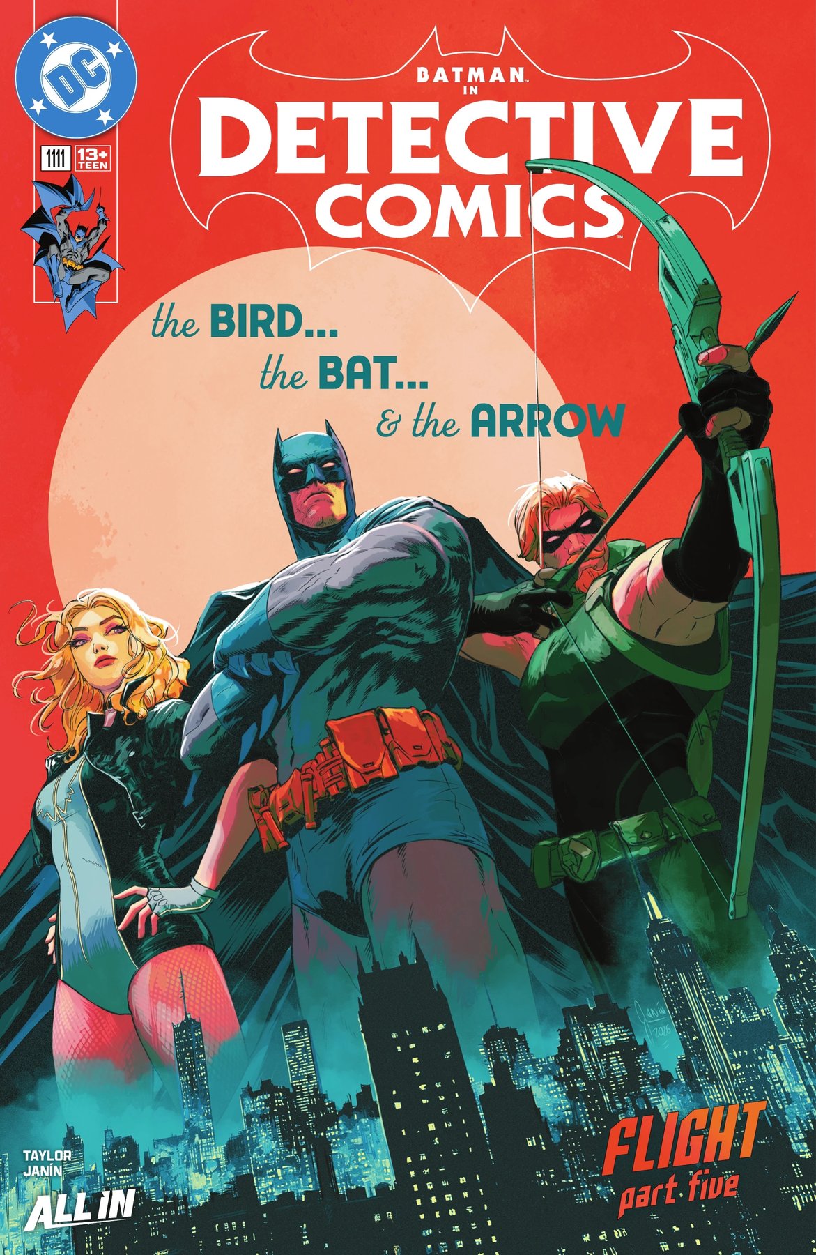 Cover of Detective Comics 1111 (2026)