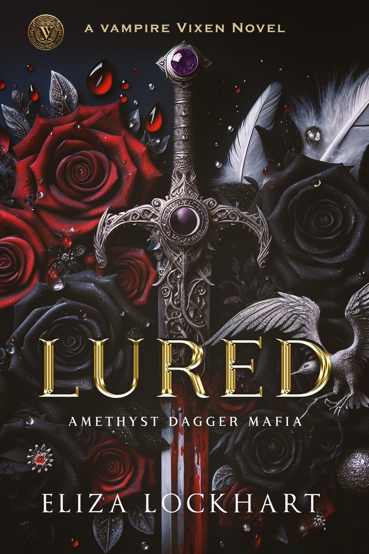 Cover of Lured- A Vampire Vixen Novel (2024)