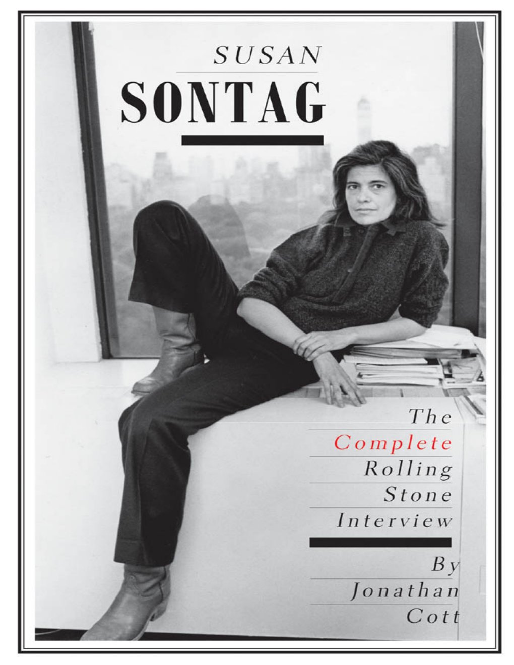 Cover of Susan Sontag: The Complete Rolling Stone Interview
