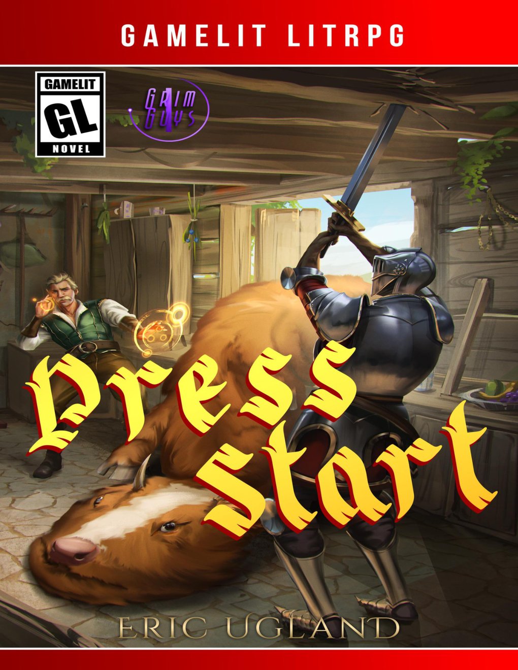Cover of Press Start: : A Gamelit/LitRPG Adventure