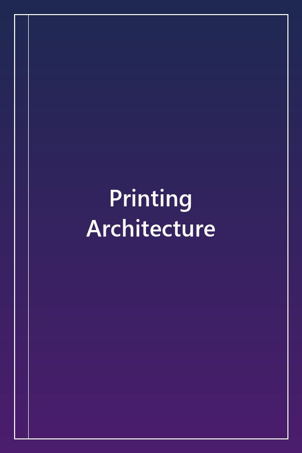 Cover of Printing Architecture