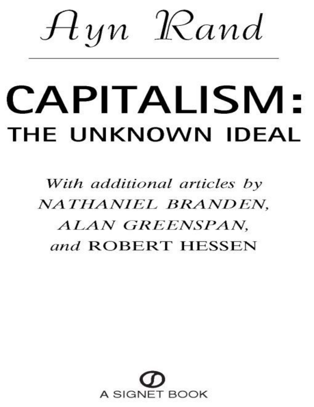 Cover of Capitalism