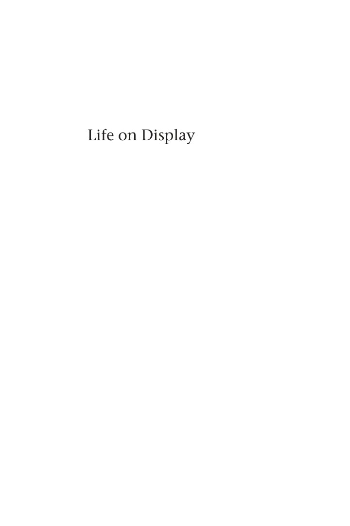 Cover of Life on Display
