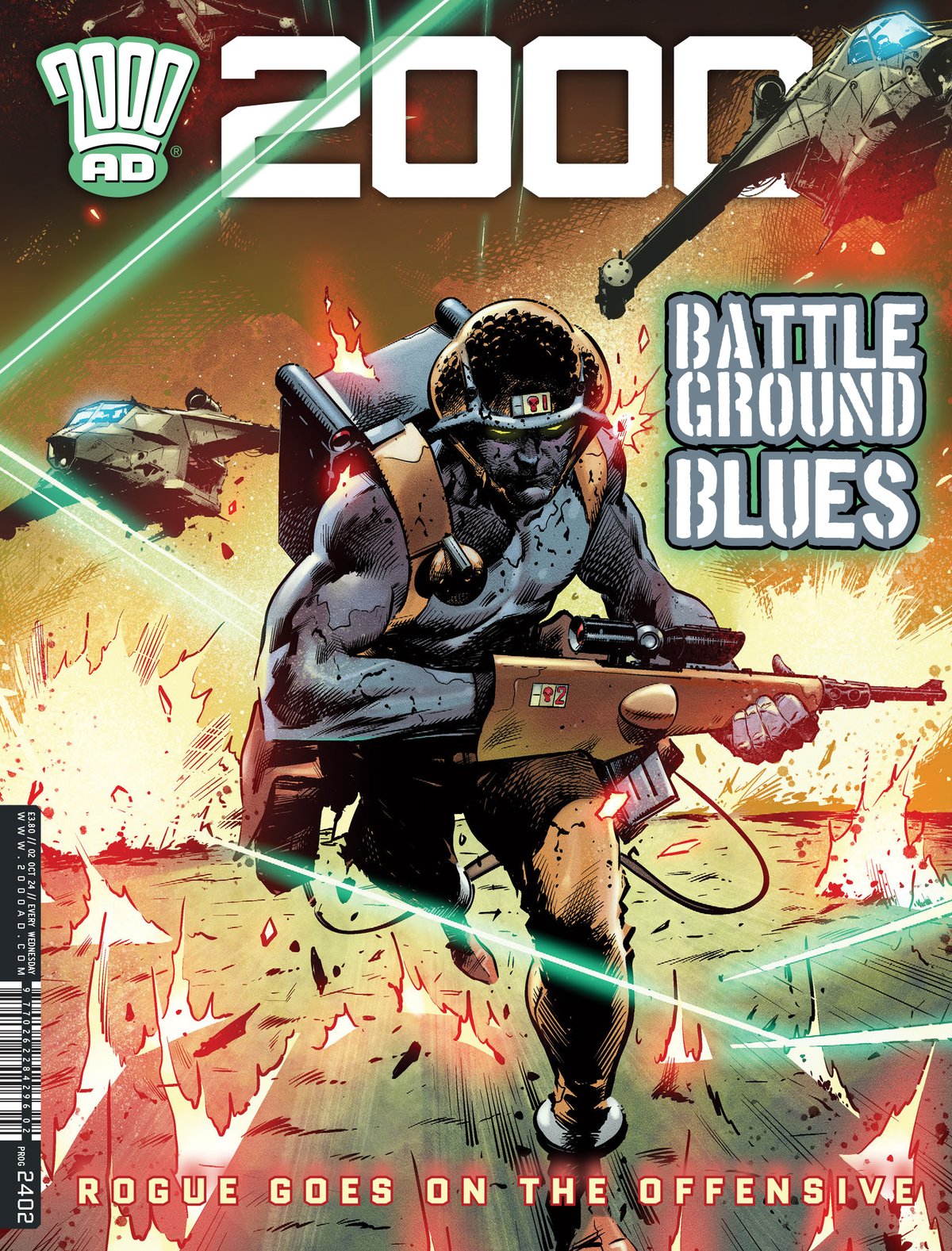 Cover of 2000AD prog 2402 (2024)