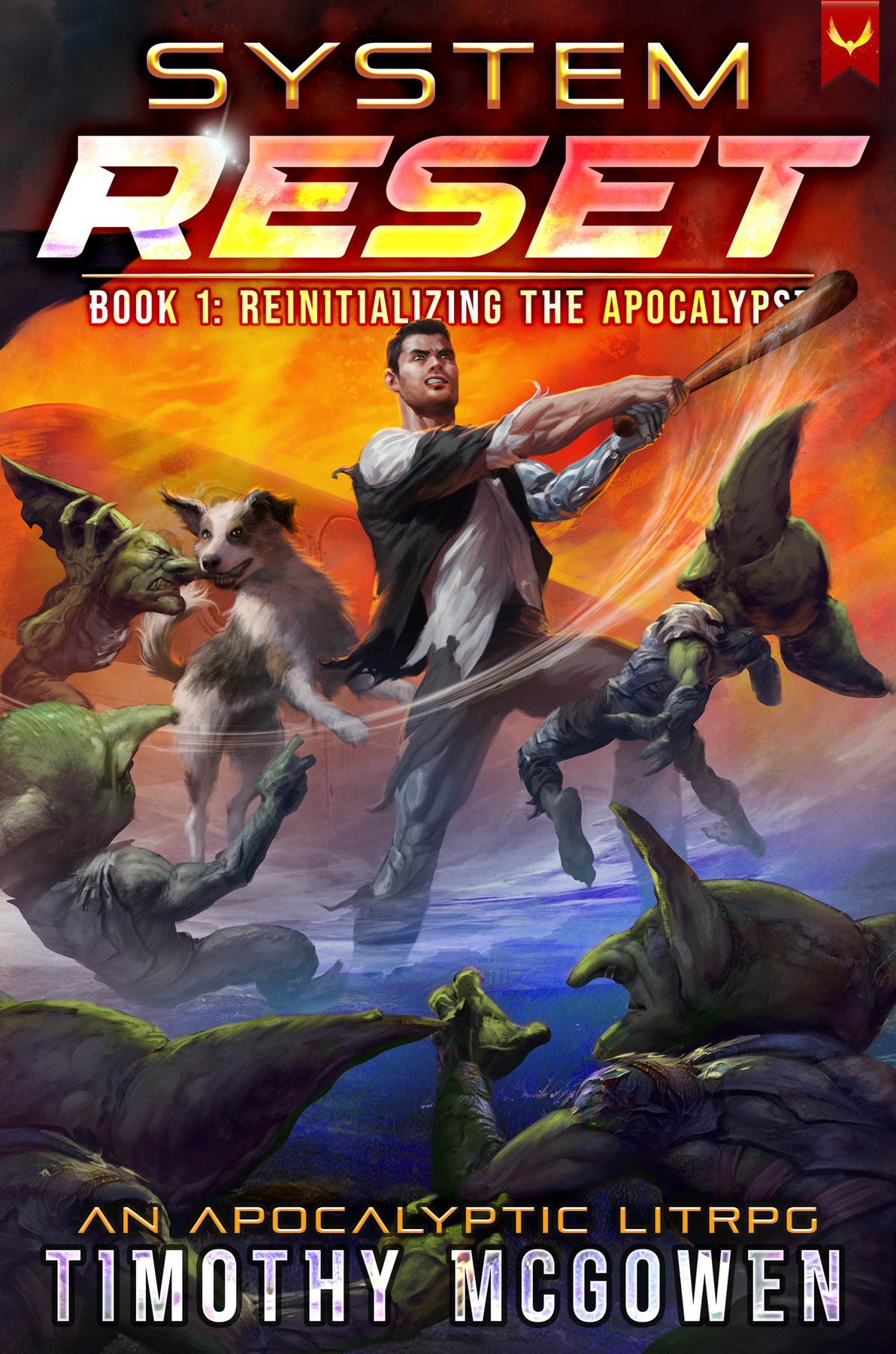Cover of Reinitializing the Apocalypse: A LitRPG Adventure (System Reset Book 1)