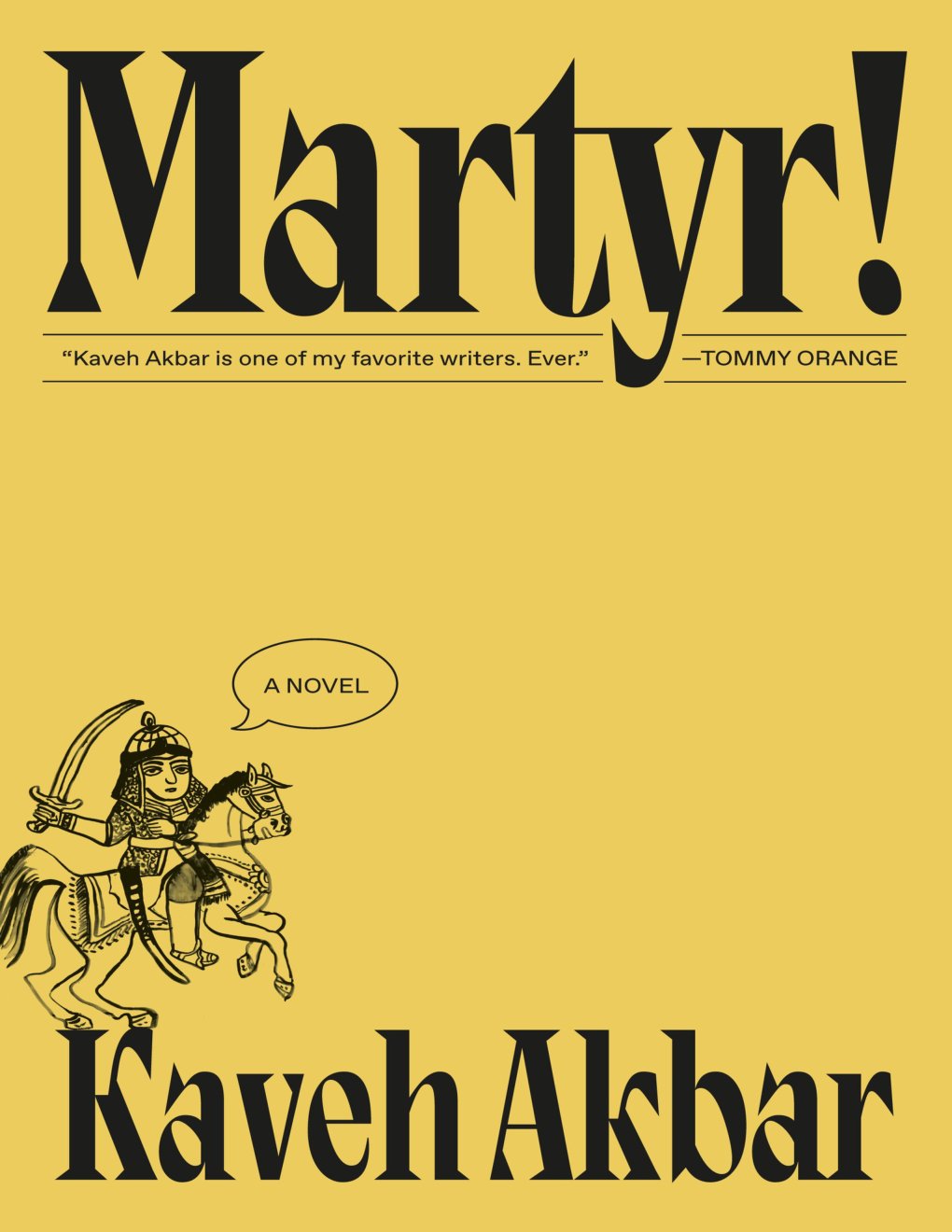 Cover of Martyr!: A novel