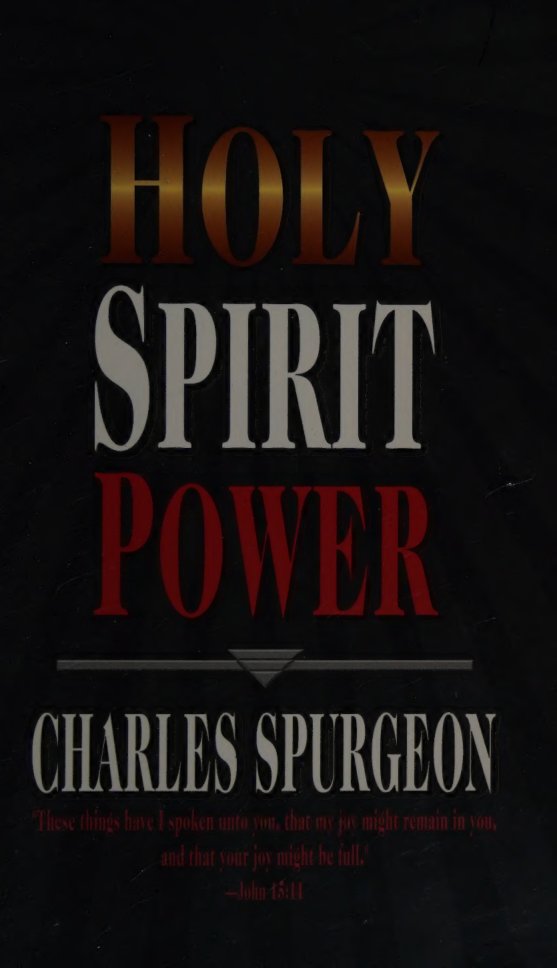 Cover of Holy Spirit power