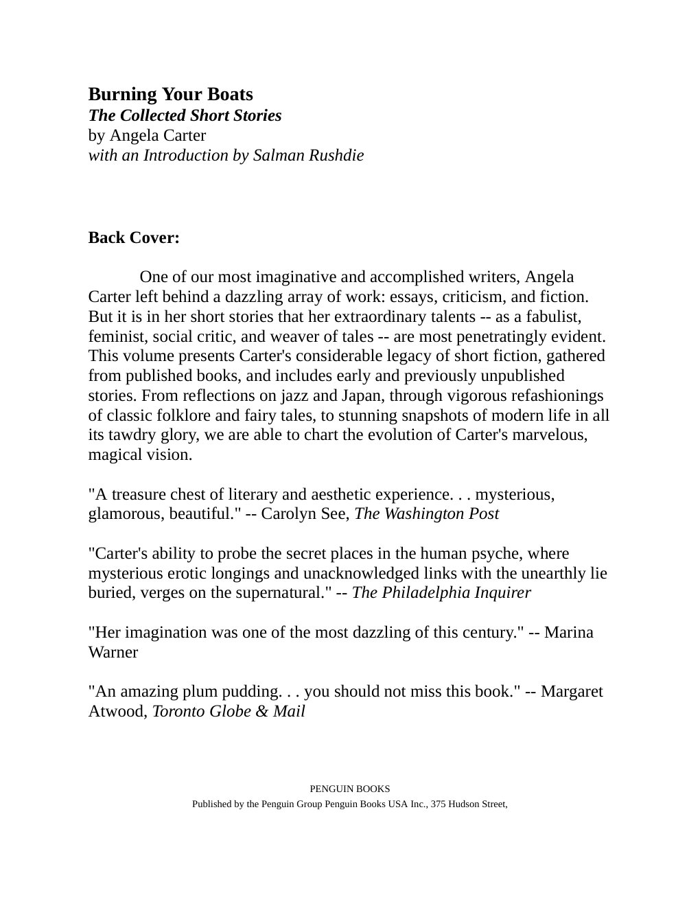 Cover of The Collected Short Stories (1995)