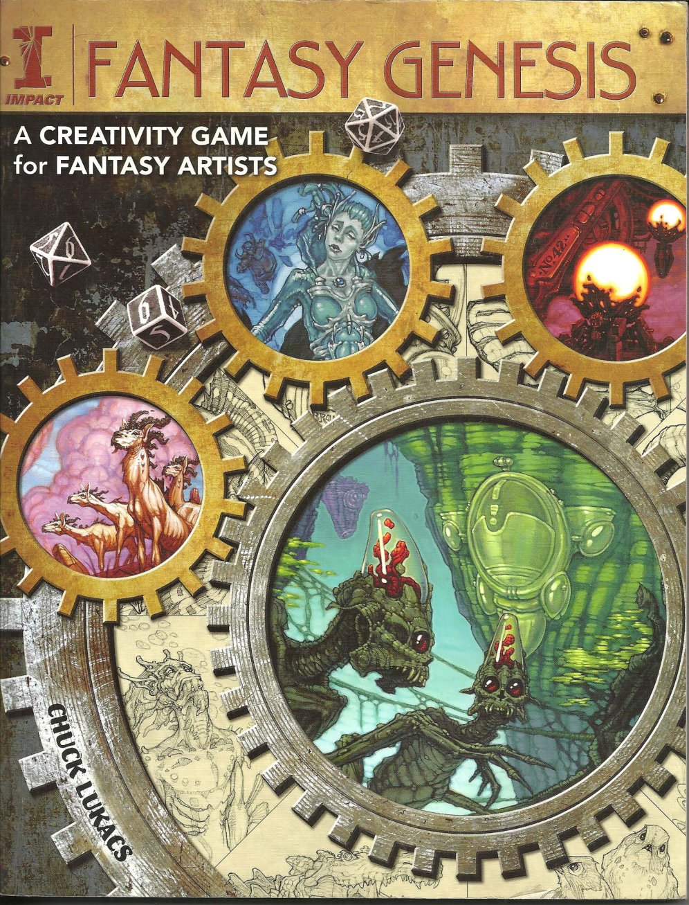 Cover of Fantasy Genesis A Creativity Game for Fantasy Artists First