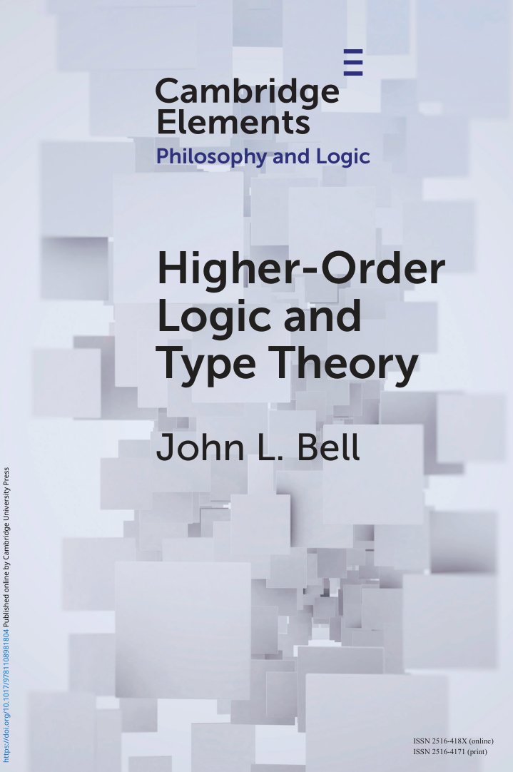 Cover of Higher-Order Logic and Type Theory (2022)
