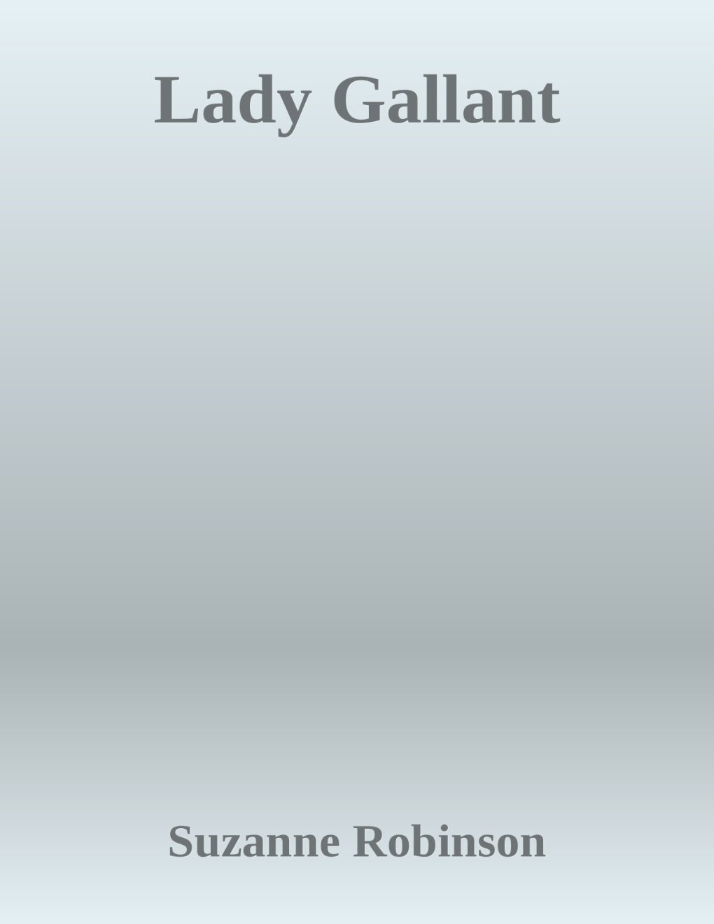 Cover of Lady Gallant