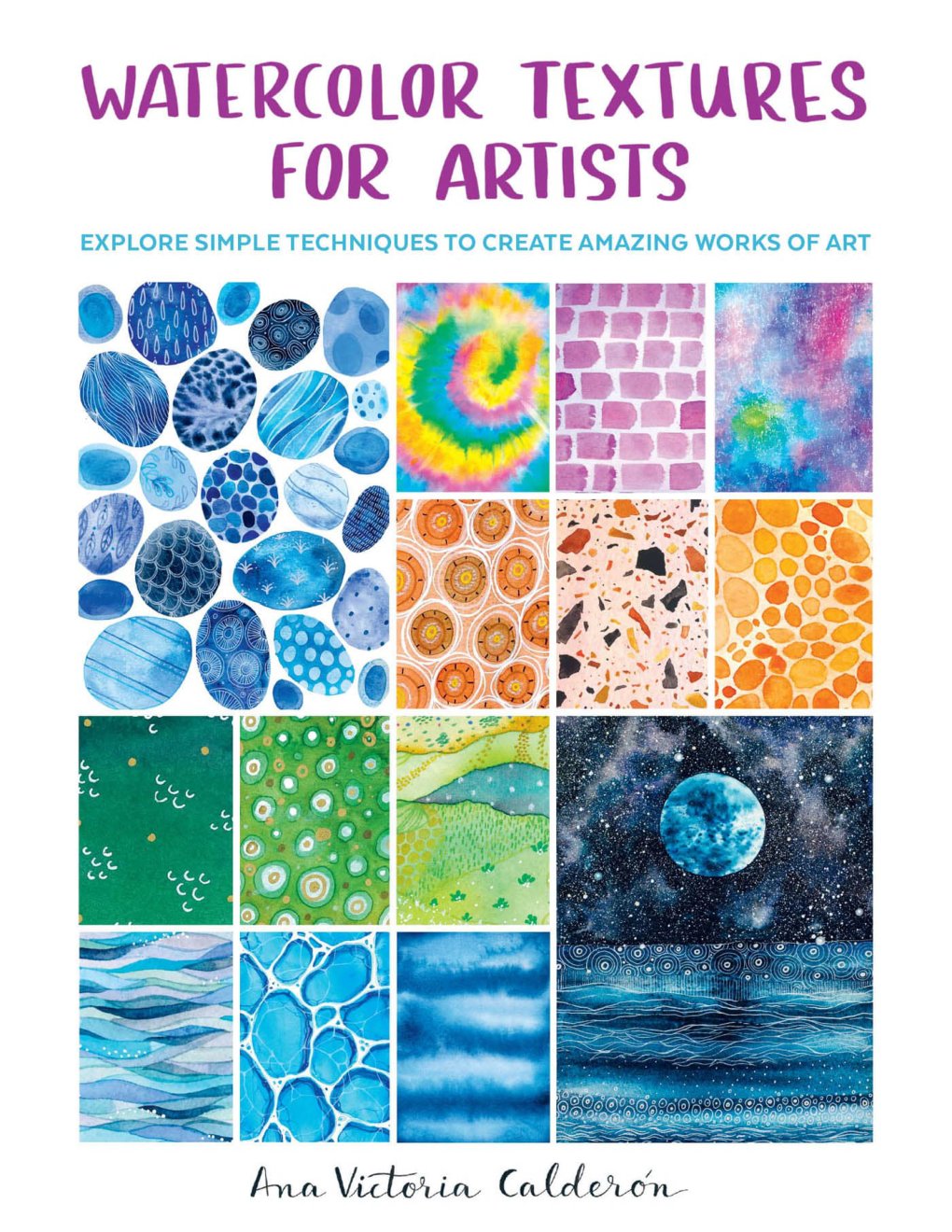 Cover of Watercolor Textures for Artists