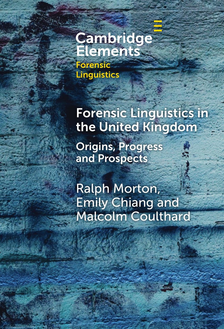 Cover of Forensic Linguistics in