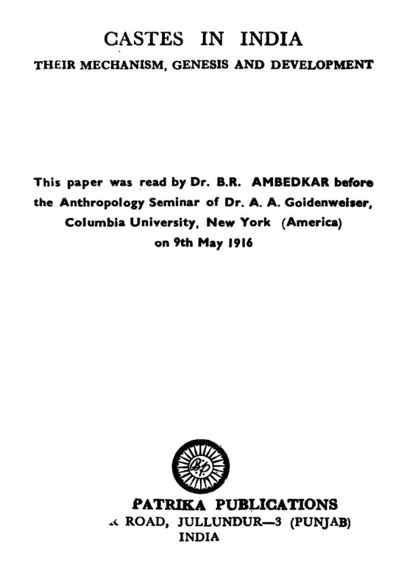 Cover of CASTES