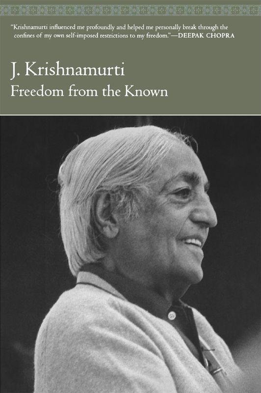 Cover of Freedom From the Known