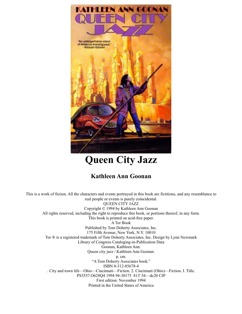 Cover of Queen City Jazz