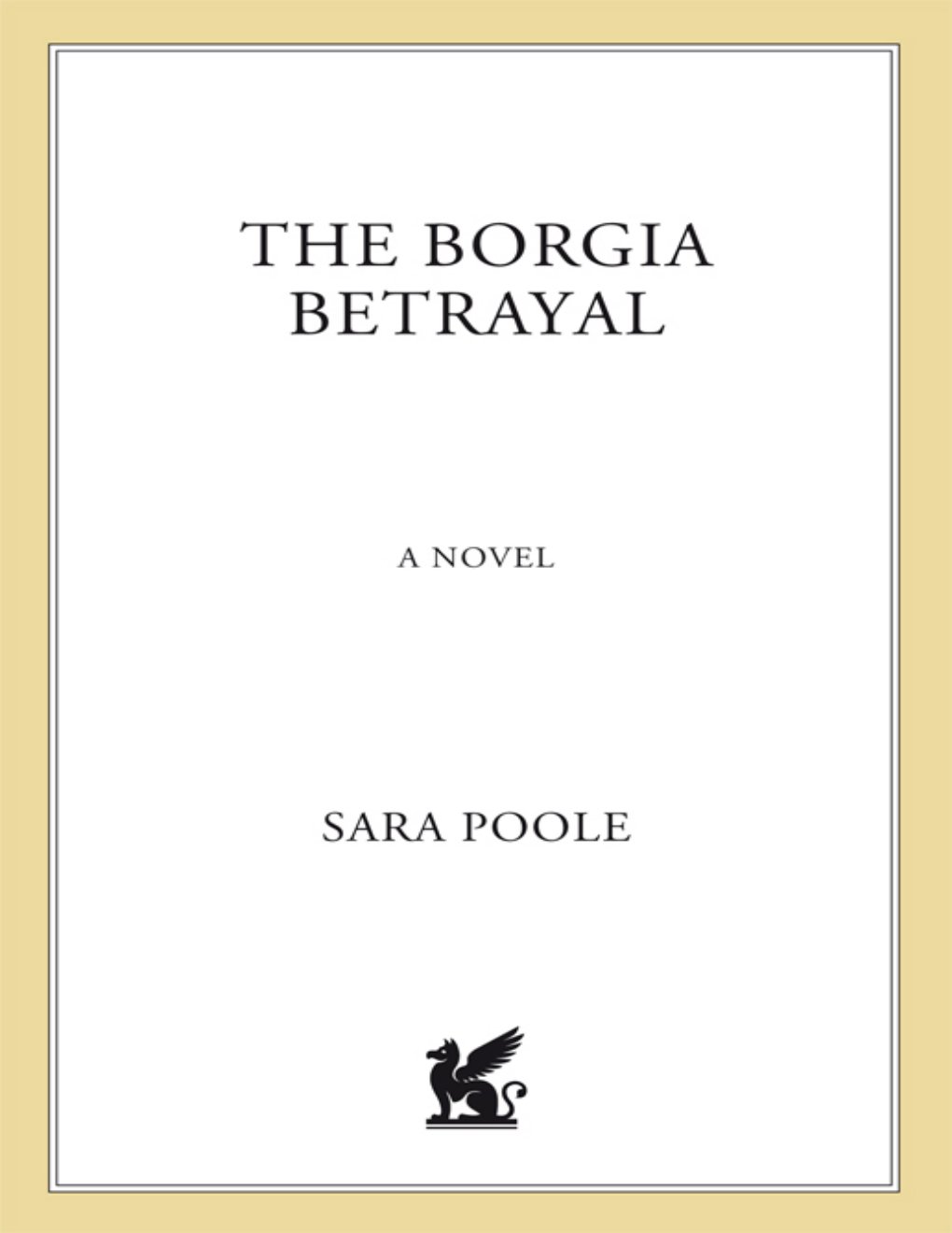 Cover of The Borgia Betrayal