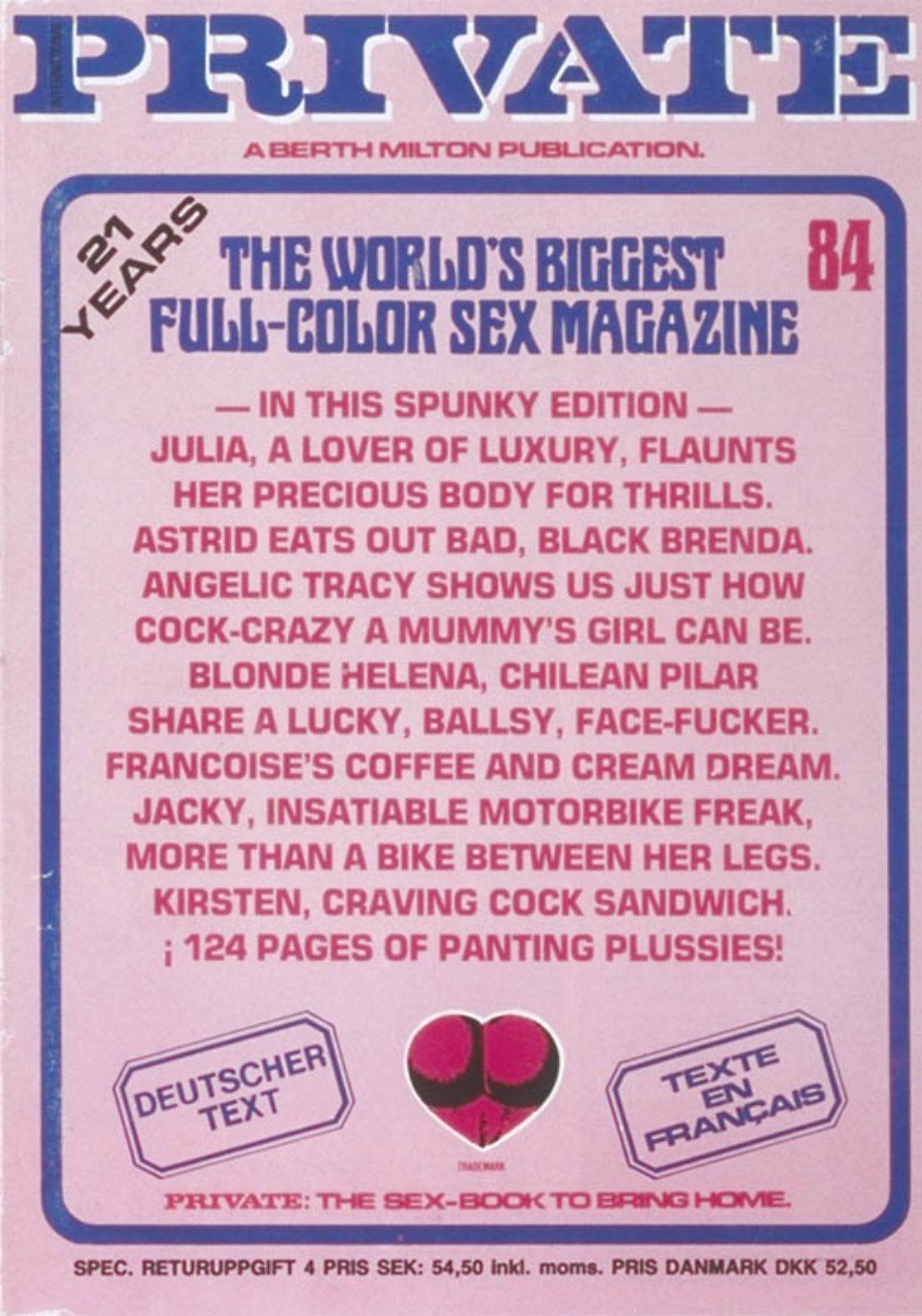 Cover of 084 - Private Magazine
