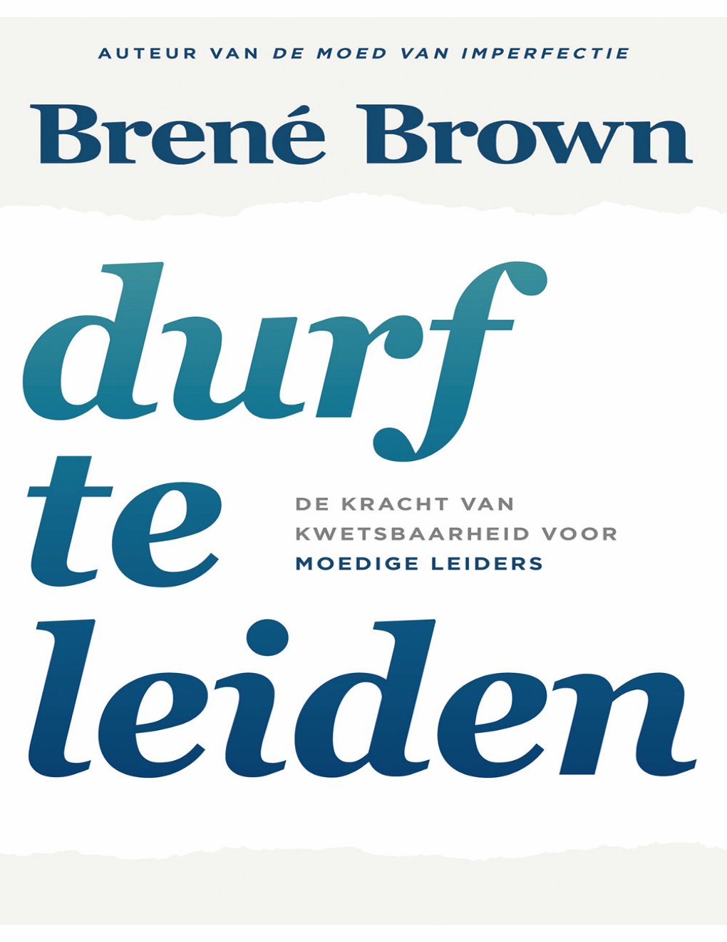 Cover of durf te leiden