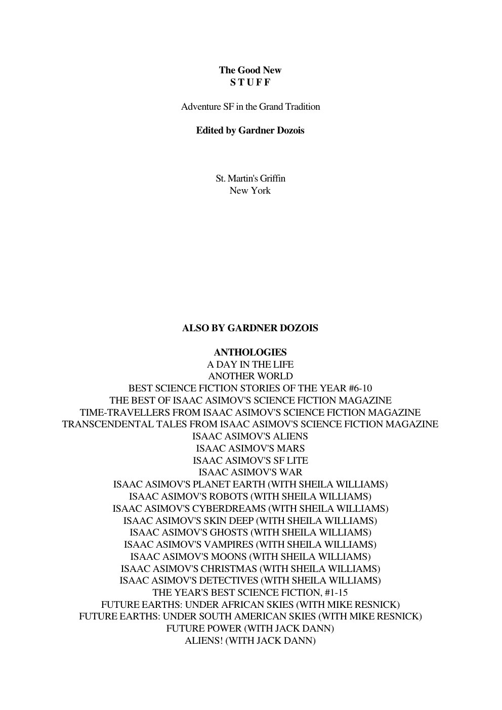 Cover of The Good New
