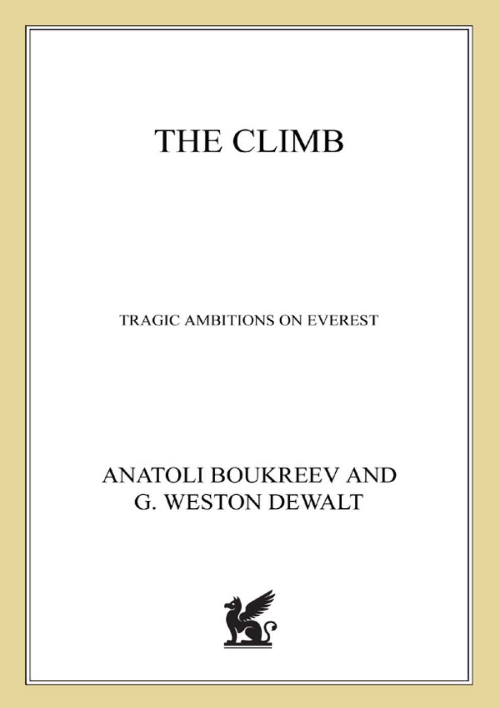 Cover of The Climb