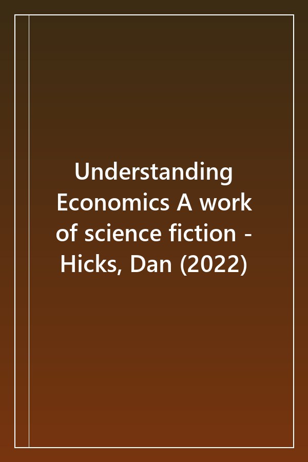 Cover of Hicks, Dan (2022)