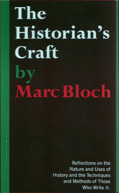 Cover of The historian craft