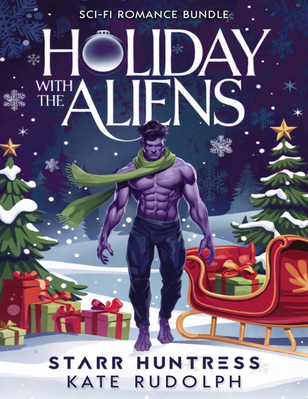 Cover of Holiday with the Aliens: Sci-Fi Romance Bundle