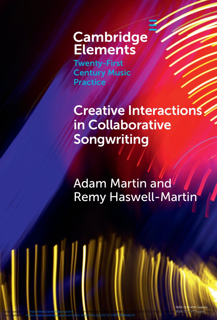 Cover of Creative Interactions in Collaborative Songwritin