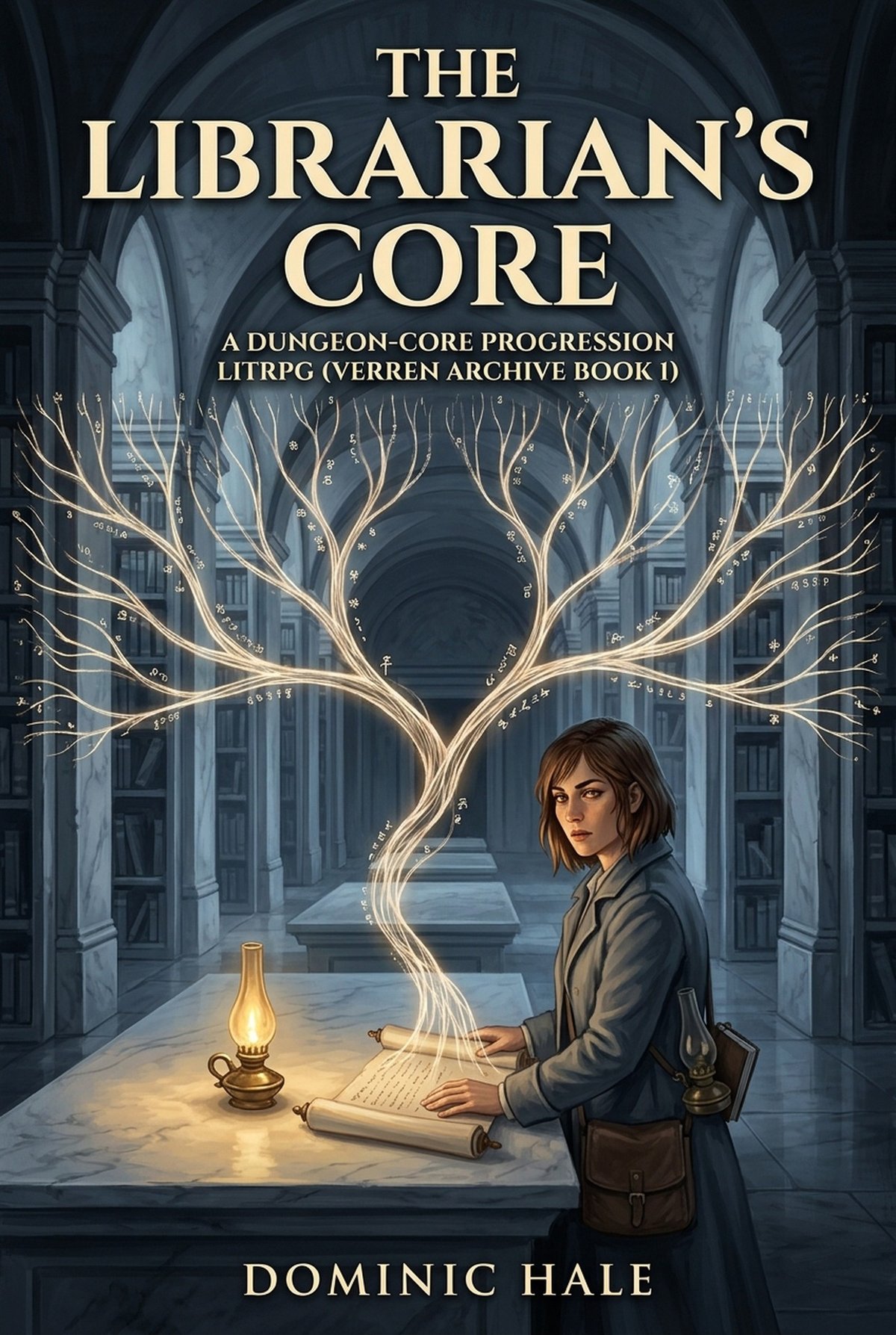 Cover of The Librarian's Core: A Dungeon-Core Progression LitRPG (Book 1)