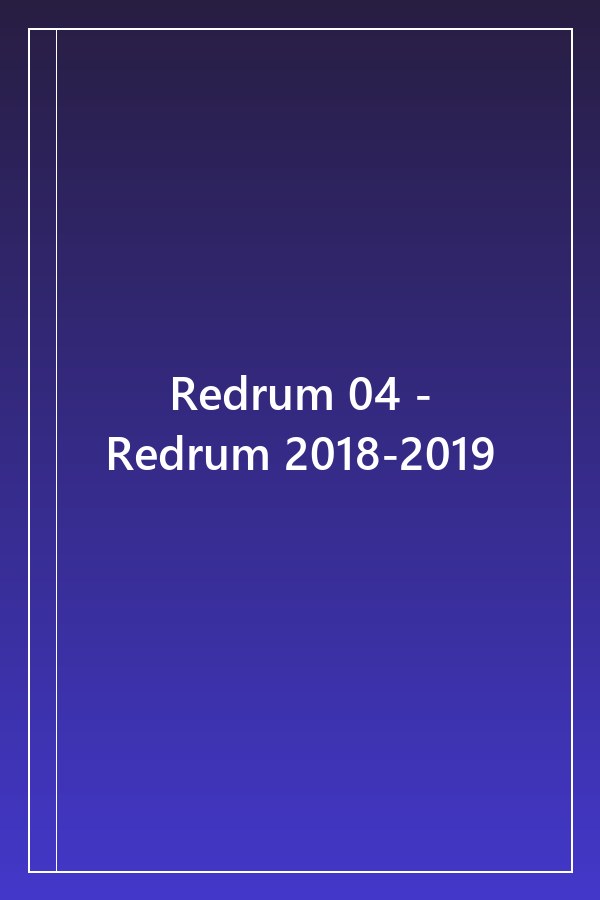 Cover of Redrum 04 - Redrum 2018-2019