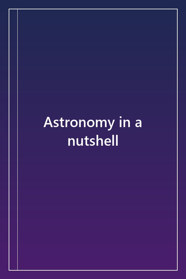 Cover of Astronomy in a nutshell