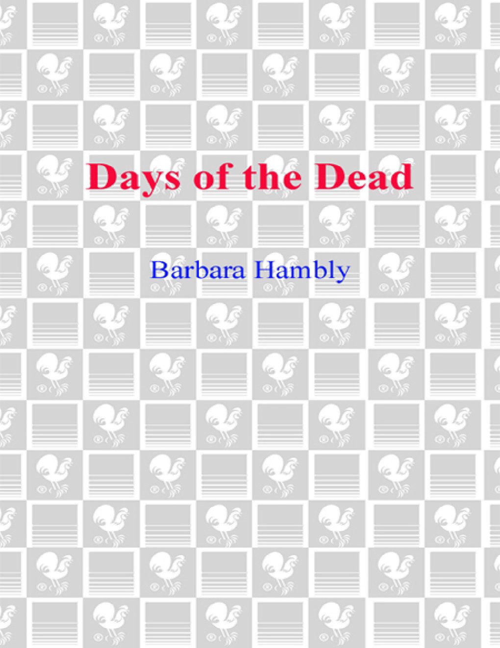 Cover of Days of the Dead