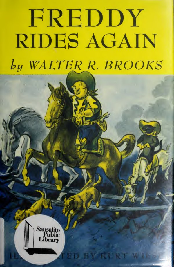 Cover of Freddy rides again