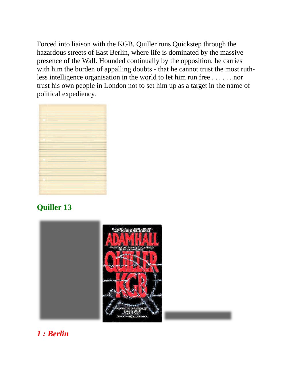 Cover of Quiller KGB
