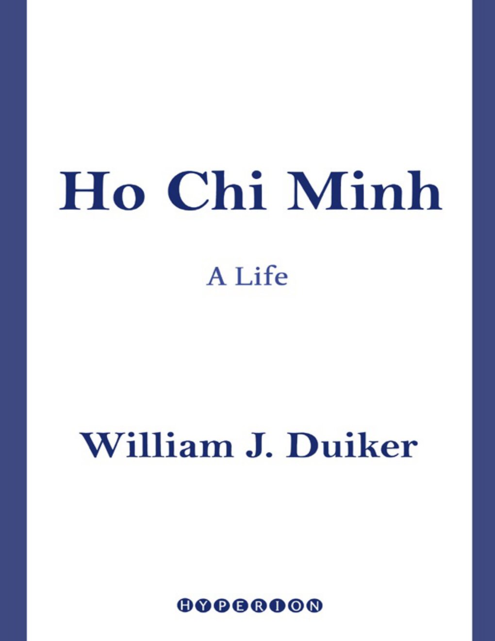 Cover of Ho Chi Minh